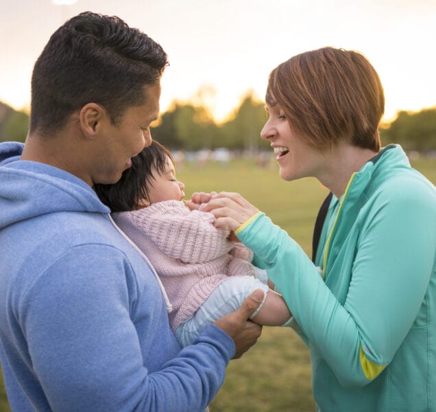 Parent engaging warmly with child representing proactive parenting support in Scottsdale AZ